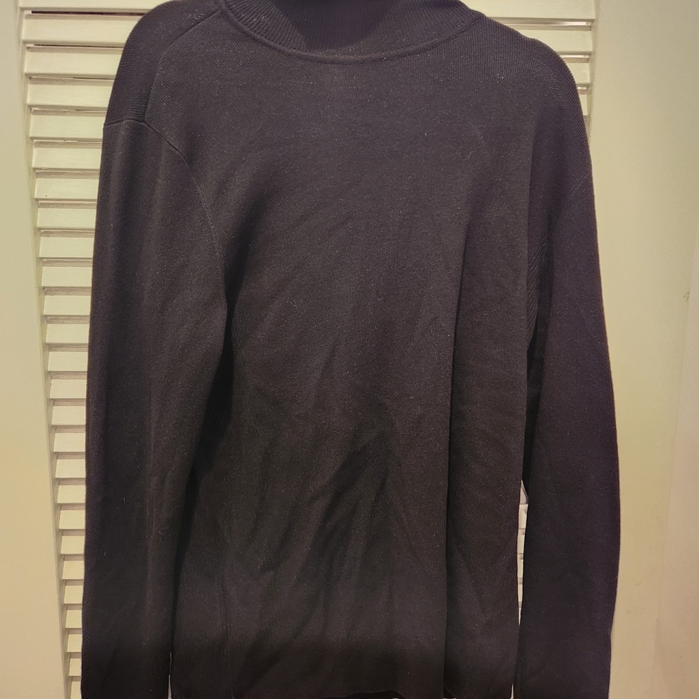 NWT Chico’s Black Turtleneck Sweater 16 (size 3) - Picture 2 of 4